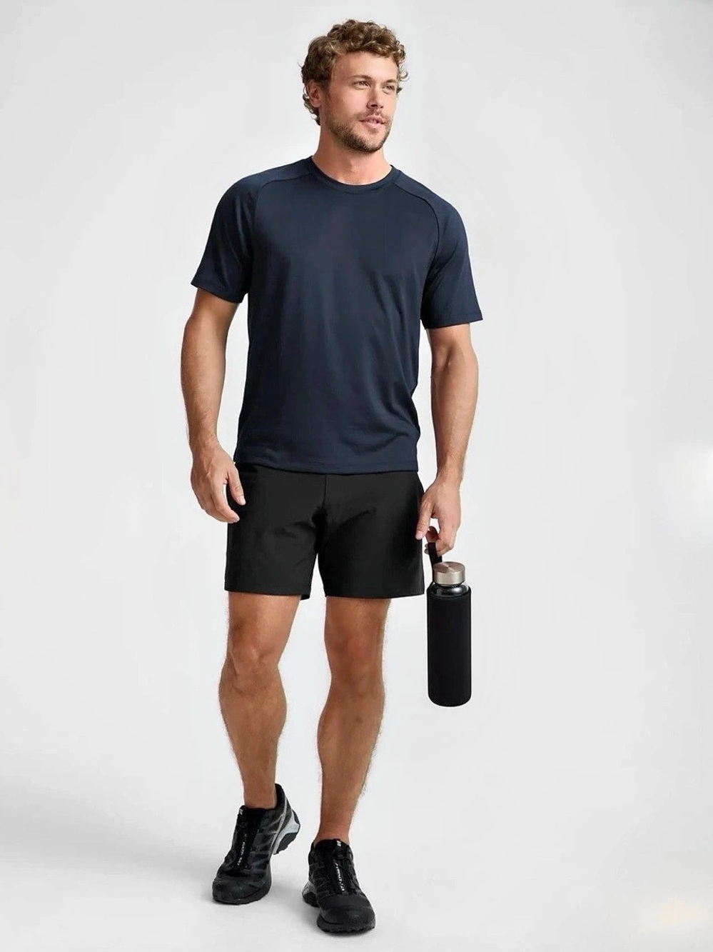 All In Active Men's Tee-Nocturnal Navy